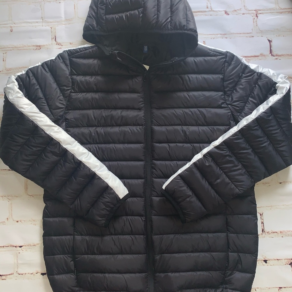 🆕[h&m] hooded puffer jacket